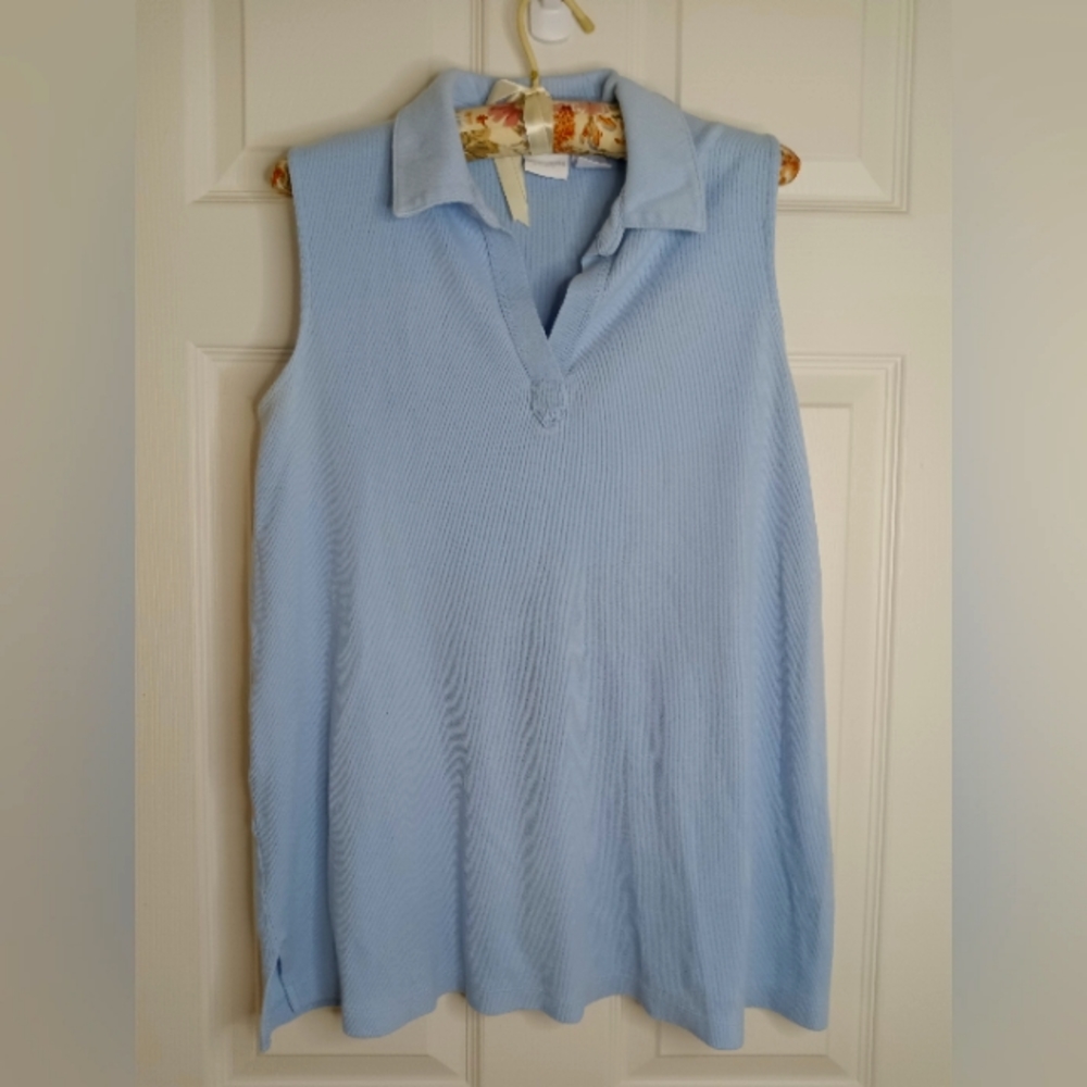 Blue Maternity Top